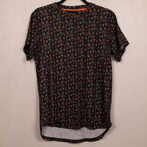 Brooklyn Standard neon sign graphic print t-shirt-S